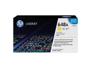 HP 648A Yellow Original LaserJet Toner Cartridge (CE262A)
