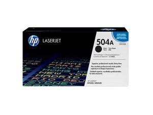 HP 504A Black Original LaserJet Toner Cartridge (CE250A)