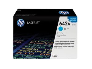 HP 642A Cyan Original LaserJet Toner Cartridge (CB401A)