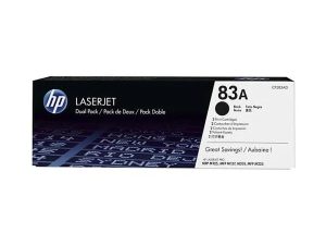 HP 83A 2-Pack Black Original LaserJet Toner Cartridges (CF283AD)