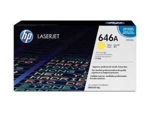 HP 646A Yellow Original LaserJet Toner Cartridge (CF032A)