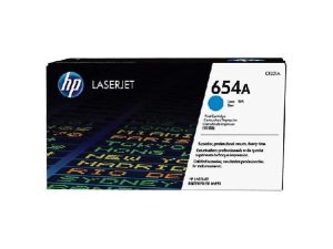 HP 654A Cyan Original LaserJet Toner Cartridge, CF331A