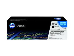HP 125A Black Original LaserJet Toner Cartridge (CB540A)