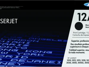 HP 12A Black Original LaserJet Toner Cartridges (Q2612A)